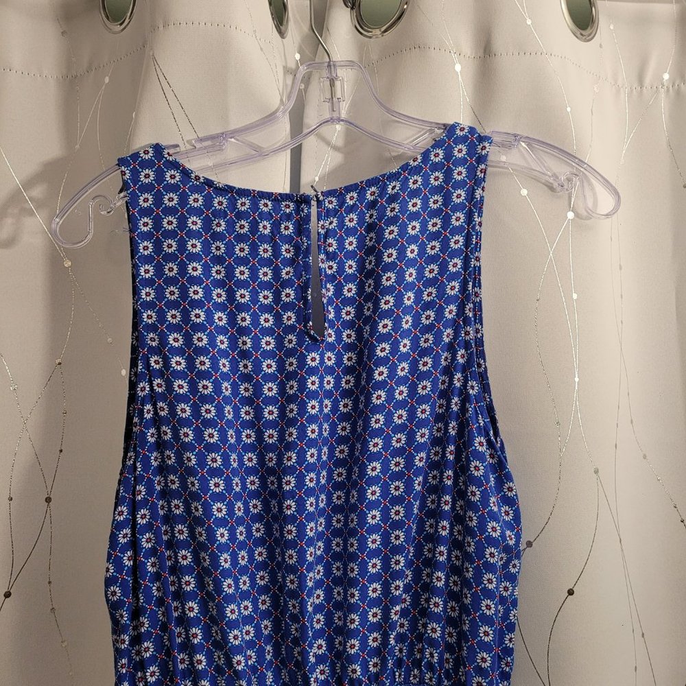 Gap Blue patterned A line dress - Picture 6 of 6